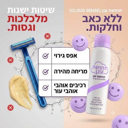 Yuri – ערכה להסרת שיער באופן טבעי בלי סכין ובלי גירוי